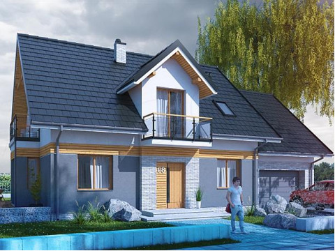 Дом из газобетона «Хюгель»