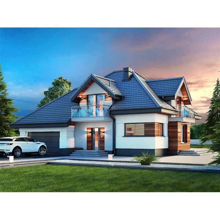 Дом из газобетона «Американский»