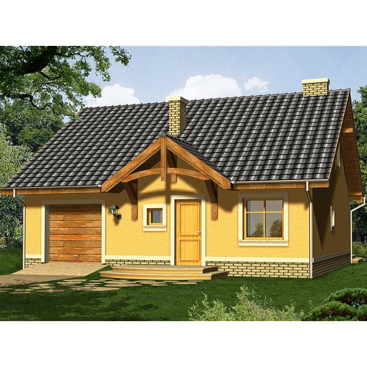 Дом из кирпича «Душка»