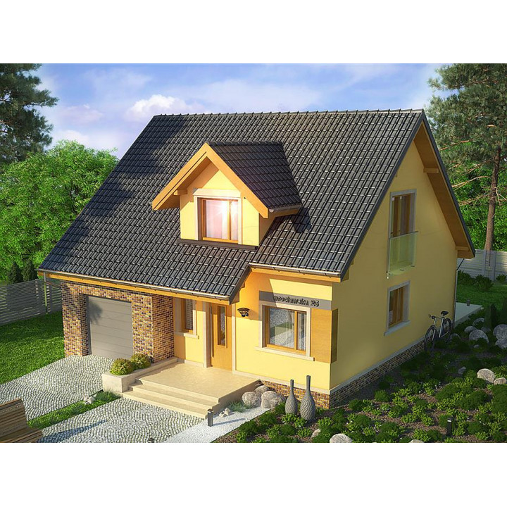 Дом из кирпича «Матросовка»